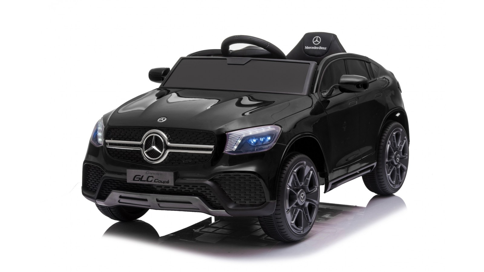 Auto Macchina Elettrica per Bambini 12V Mercedes-Bens Concept GLC Coupé con telecomando nera