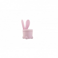 Sedia Portagiochi Bunny Rosa per Bambini Mobiletto 2 in 1 misure H53 x L32 x P32 