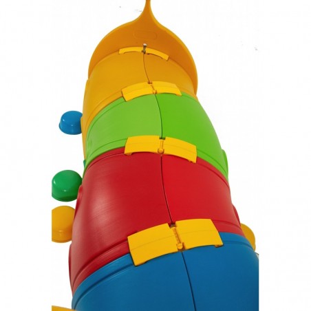 Bruco Tunnel Modulare per Bambini H108 x L185 x L100 cm