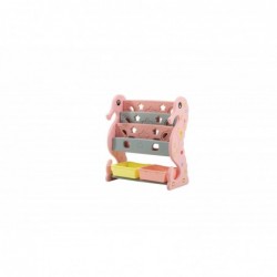 Scaffale per Giocattoli Portagiochi Mobiletto Multi Ripiano per Bambini con ceste H88 x L77x P36