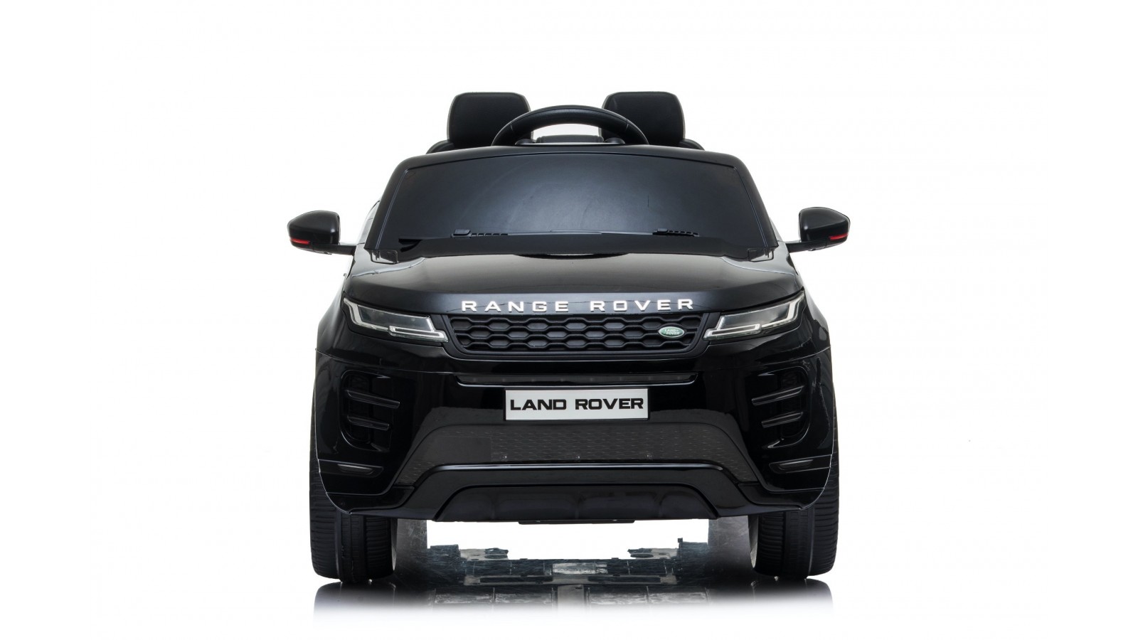 Auto Macchina Elettrica Range Rover Evoque 12V per Bambini sedile in pelle porte apribili Con telecomando Full accessori (NERO)