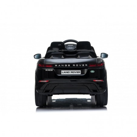 Auto Macchina Elettrica Range Rover Evoque 12V per Bambini sedile in pelle porte apribili Con telecomando Full accessori (NERO)