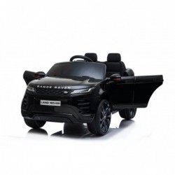 Auto Macchina Elettrica Range Rover Evoque 12V per Bambini sedile in pelle porte apribili Con telecomando Full accessori (NERO)