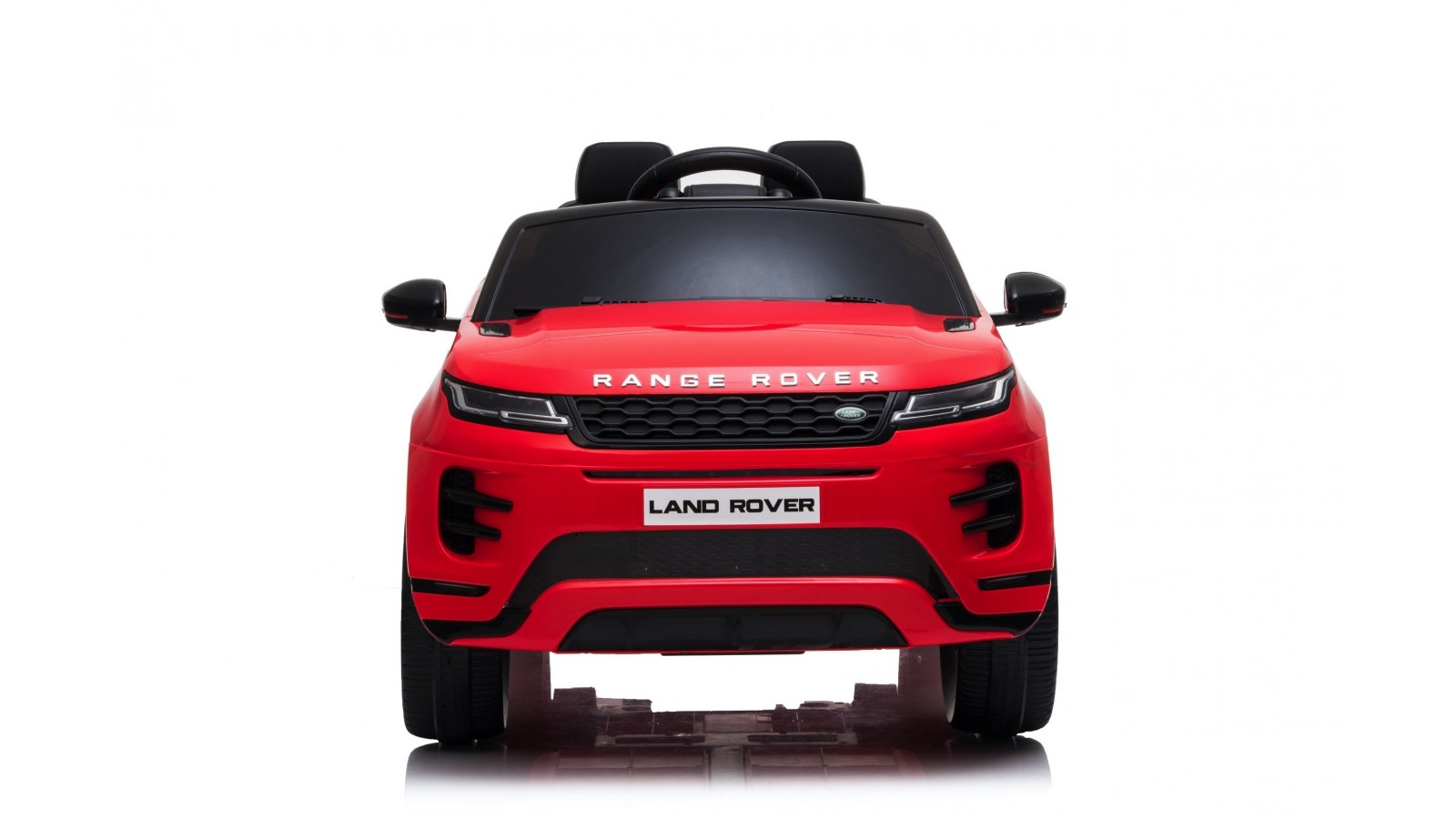 Auto Macchina Elettrica Range Rover Evoque 12V per Bambini sedile in pelle porte apribili Con telecomando Full accessori (ROSSA)