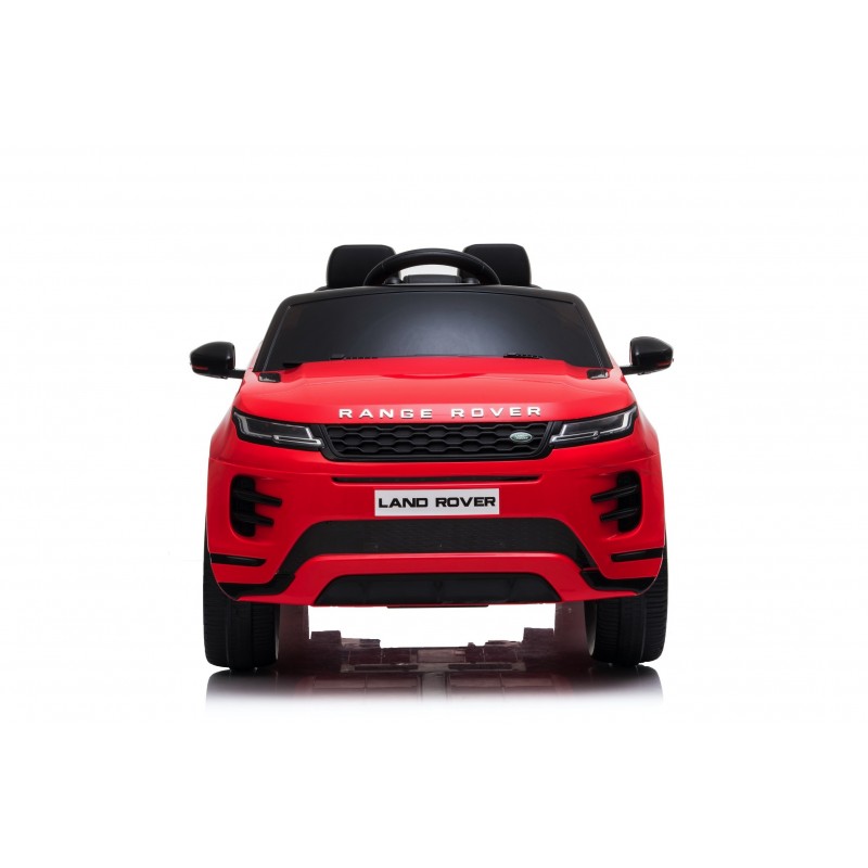 Auto Macchina Elettrica Range Rover Evoque 12V per Bambini sedile in pelle porte apribili Con telecomando Full accessori (ROSSA)