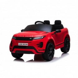 Auto Macchina Elettrica Range Rover Evoque 12V per Bambini sedile in pelle porte apribili Con telecomando Full accessori (ROSSA)