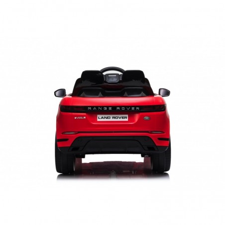 Auto Macchina Elettrica Range Rover Evoque 12V per Bambini sedile in pelle porte apribili Con telecomando Full accessori (ROSSA)