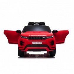 Auto Macchina Elettrica Range Rover Evoque 12V per Bambini sedile in pelle porte apribili Con telecomando Full accessori (ROSSA)