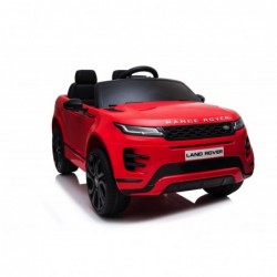 Auto Macchina Elettrica Range Rover Evoque 12V per Bambini sedile in pelle porte apribili Con telecomando Full accessori (ROSSA)