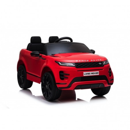 Auto Macchina Elettrica Range Rover Evoque 12V per Bambini sedile in pelle porte apribili Con telecomando Full accessori (ROSSA)