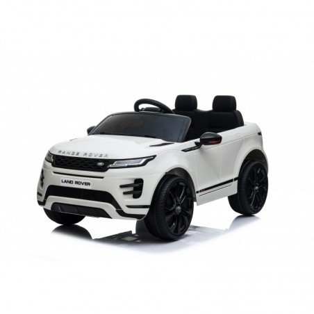 Auto Macchina Elettrica Range Rover Evoque 12V per Bambini sedile in pelle porte apribili Con telecomando Full accessori BIANCA