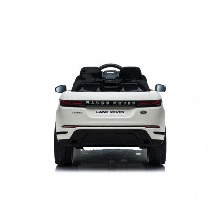 Auto Macchina Elettrica Range Rover Evoque 12V per Bambini sedile in pelle porte apribili Con telecomando Full accessori BIANCA