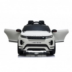 Auto Macchina Elettrica Range Rover Evoque 12V per Bambini sedile in pelle porte apribili Con telecomando Full accessori BIANCA