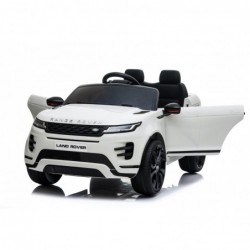 Auto Macchina Elettrica Range Rover Evoque 12V per Bambini sedile in pelle porte apribili Con telecomando Full accessori BIANCA