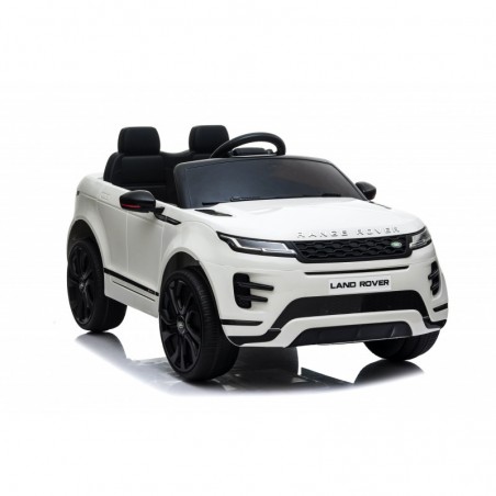 Auto Macchina Elettrica Range Rover Evoque 12V per Bambini sedile in pelle porte apribili Con telecomando Full accessori BIANCA