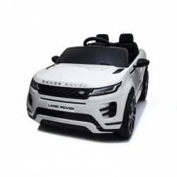 Auto Macchina Elettrica Range Rover Evoque 12V per Bambini sedile in pelle porte apribili Con telecomando Full accessori BIANCA