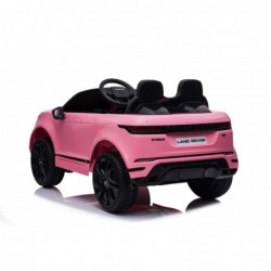 Auto Macchina Elettrica Range Rover Evoque 12V per Bambini sedile in pelle porte apribili Con telecomando Full accessori (ROSA)