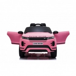 Auto Macchina Elettrica Range Rover Evoque 12V per Bambini sedile in pelle porte apribili Con telecomando Full accessori (ROSA)