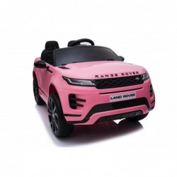 Auto Macchina Elettrica Range Rover Evoque 12V per Bambini sedile in pelle porte apribili Con telecomando Full accessori (ROSA)