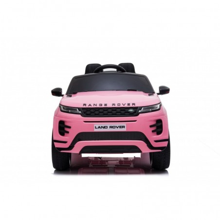 Auto Macchina Elettrica Range Rover Evoque 12V per Bambini sedile in pelle porte apribili Con telecomando Full accessori (ROSA)