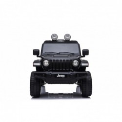 Auto Macchina Elettrica Jeep Wrangler Rubicon 12V per Bambini porte apribili Con telecomando Full accessori (Nera)