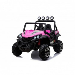 Auto Macchina Elettrica New Polar 24V per Bambini 2 Posti Full Optional Sedile Regolabile E telecomando (Rosa)