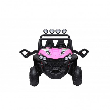 Auto Macchina Elettrica New Polar 24V per Bambini 2 Posti Full Optional Sedile Regolabile E telecomando (Rosa)