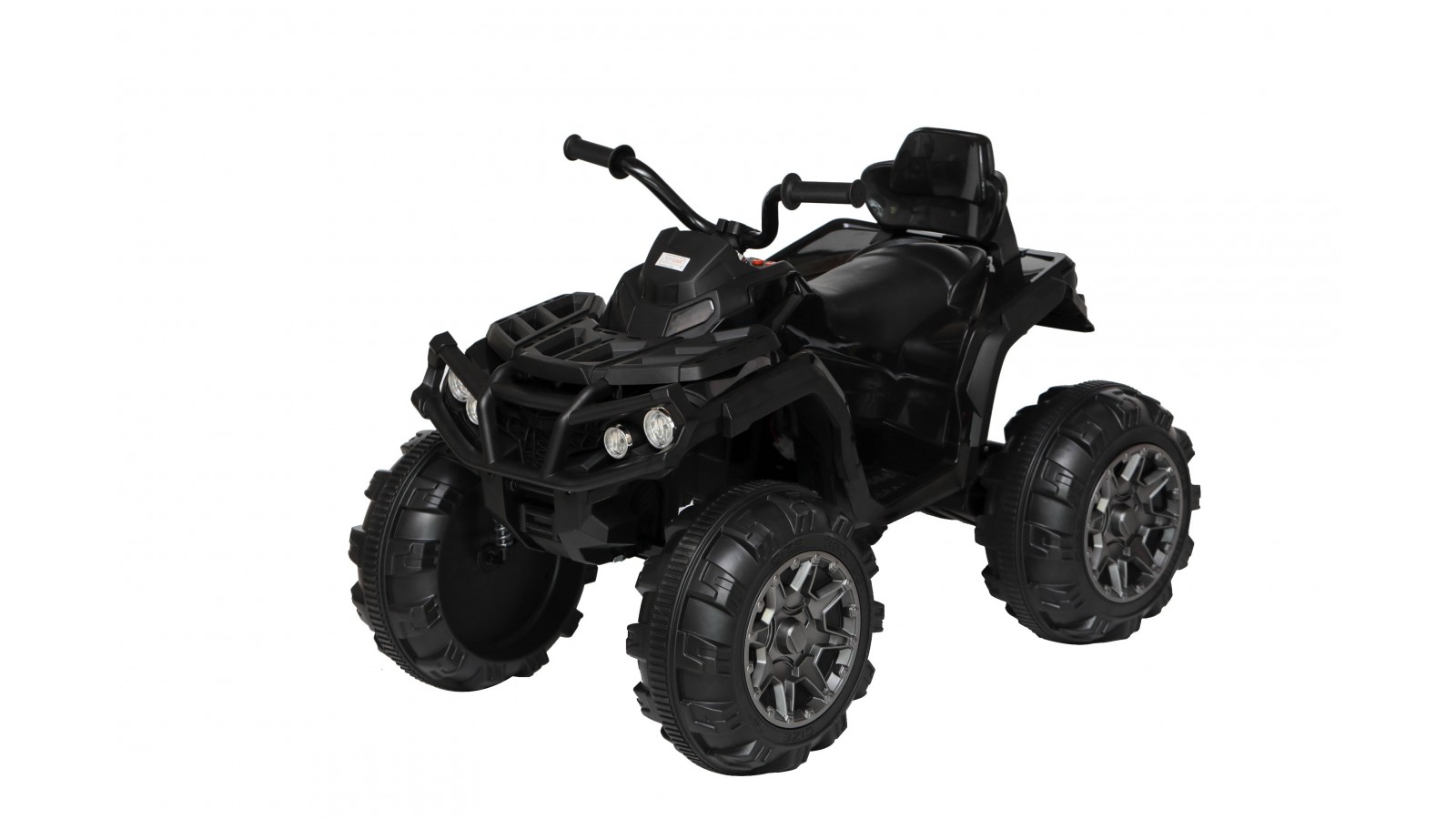 Super Quad Lander elettrico per Bambini 12V doppio motore Full optional con Ammortozzatori Nero con Telecomando