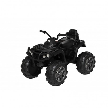 Super Quad Lander elettrico per Bambini 12V doppio motore Full optional con Ammortozzatori Nero con Telecomando