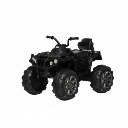 Super Quad Lander elettrico per Bambini 12V doppio motore Full optional con Ammortozzatori Nero con Telecomando