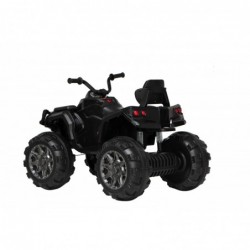 Super Quad Lander elettrico per Bambini 12V doppio motore Full optional con Ammortozzatori Nero con Telecomando