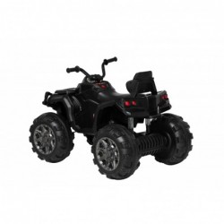 Super Quad Lander elettrico per Bambini 12V doppio motore Full optional con Ammortozzatori Nero con Telecomando