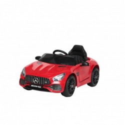 Auto Macchina Elettrica per Bambini Mercedes AMG GT 12V Porte Apribili Full Optional con telecomando Rossa