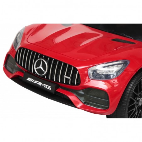 Auto Macchina Elettrica per Bambini Mercedes AMG GT 12V Porte Apribili Full Optional con telecomando Rossa