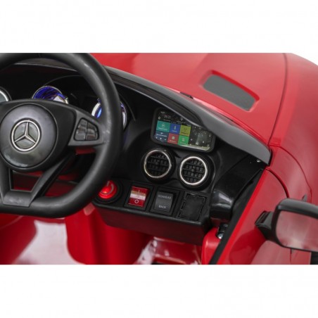 Auto Macchina Elettrica per Bambini Mercedes AMG GT 12V Porte Apribili Full Optional con telecomando Rossa