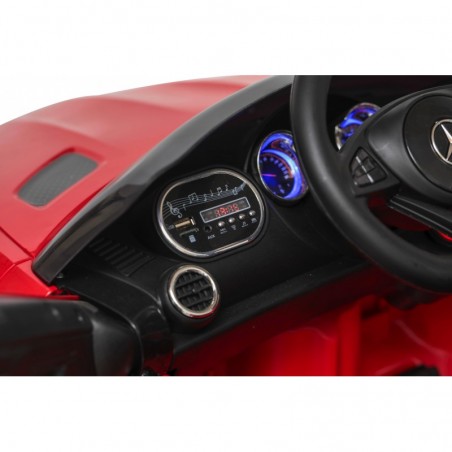 Auto Macchina Elettrica per Bambini Mercedes AMG GT 12V Porte Apribili Full Optional con telecomando Rossa