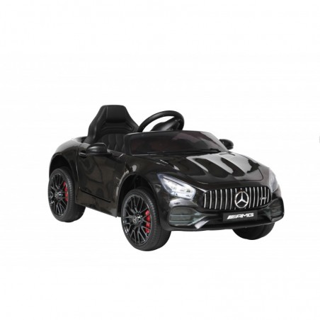 Auto Macchina Elettrica per Bambini Mercedes AMG GT 12V Porte Apribili Full Optional con telecomando nero