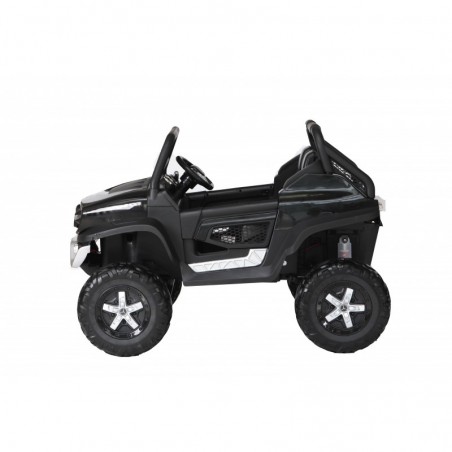 Auto Macchina Elettrica per Bambini Fuoristrada Mercedes UNIMOG 2 Posti 12V Ammortizzata con Telecomando Full Optional MP3 Led