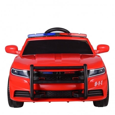 AUTO MACCHINA ELETTRICA PER BAMBINI POLIZIA 12V SIRENA LAMPEGGIANTI ALTOPARLANTE PORTE APRIBILI FULL OPTIONAL CON TELECOMANDO