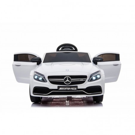 Auto Elettrica per Bambini 12V Mercedes C63 AMG Porte Apribili con telecomando