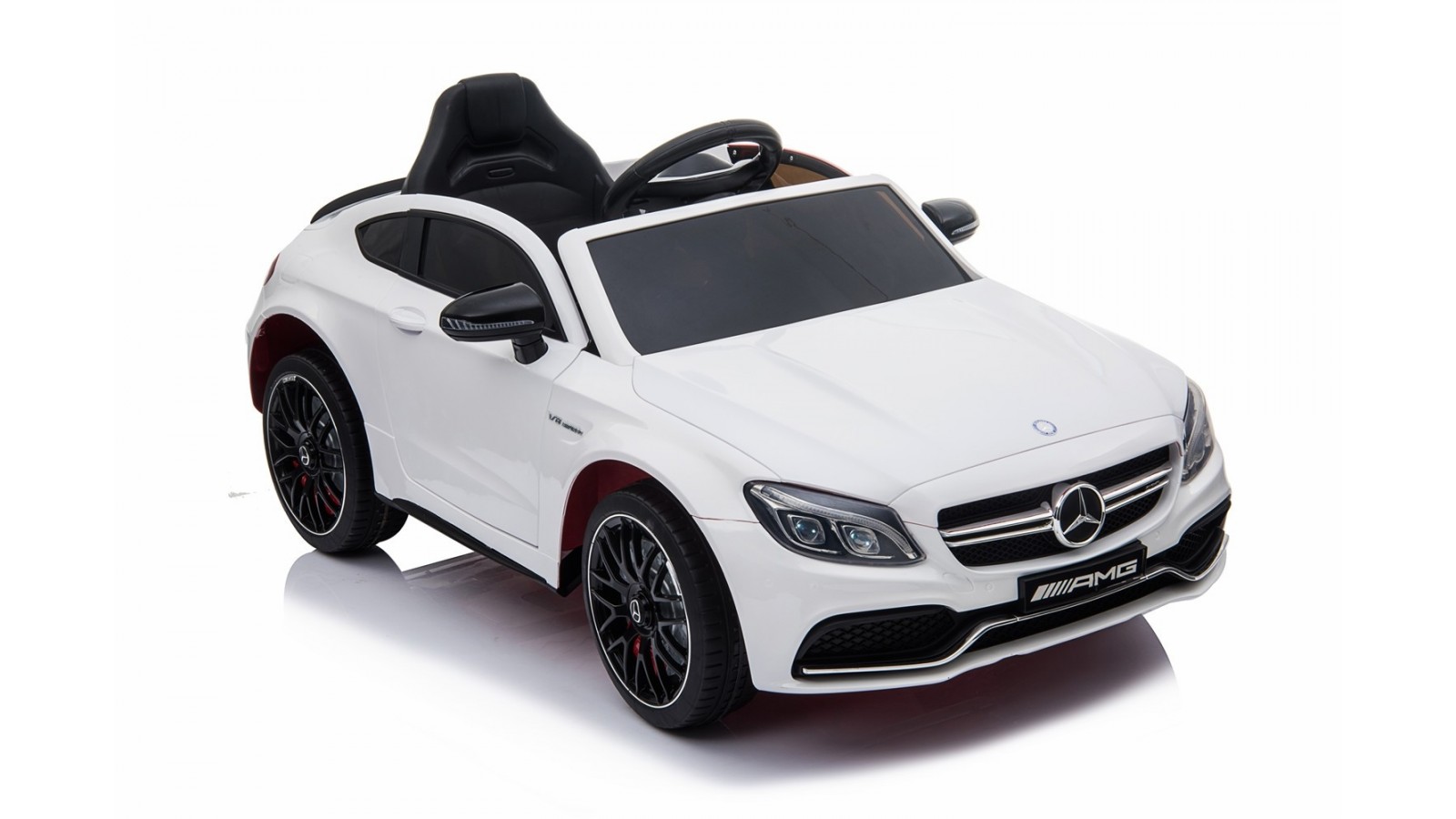 Auto Elettrica per Bambini 12V Mercedes C63 AMG Porte Apribili con telecomando