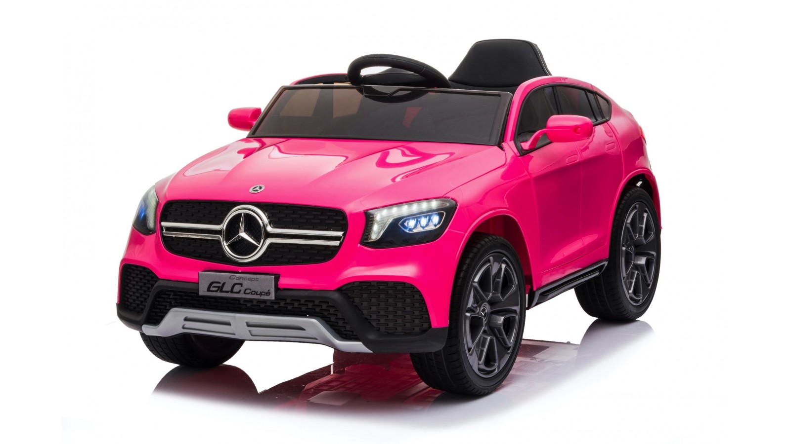 Auto Macchina Elettrica per Bambini 12V Mercedes GLC Coupè con telecomando Rosa