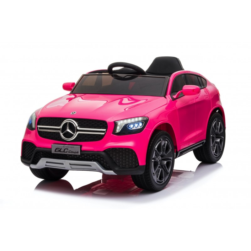 Auto Macchina Elettrica per Bambini 12V Mercedes GLC Coupè con telecomando Rosa