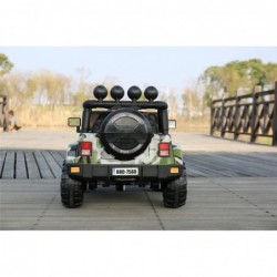 Auto Macchina Elettrica per Bambini Fuoristrada Army 12V MP3 Led con Telecomando Full Optional