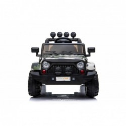 Auto Macchina Elettrica per Bambini Fuoristrada Army 12V MP3 Led con Telecomando Full Optional