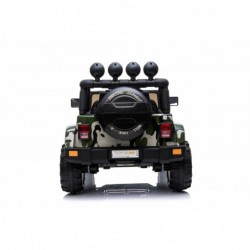 Auto Macchina Elettrica per Bambini Fuoristrada Army 12V MP3 Led con Telecomando Full Optional