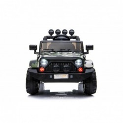 Auto Macchina Elettrica per Bambini Fuoristrada Army 12V MP3 Led con Telecomando Full Optional