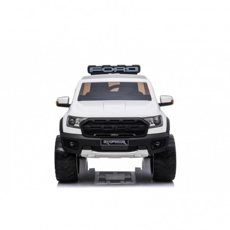 Auto Elettrica per Bambini 2 posti Ford Ranger Raptor 12 Volt Ruote in Gomma Sedile in Pelle porte apribili e telecomando 2.4 GH