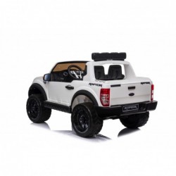 Auto Elettrica per Bambini 2 posti Ford Ranger Raptor 12 Volt Ruote in Gomma Sedile in Pelle porte apribili e telecomando 2.4 GH