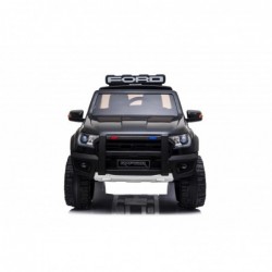 Auto Elettrica per Bambini 2 posti Ford Ranger Raptor Police 12 Volt Ruote in Gomma Sedile in Pelle porte apribili e telecomando